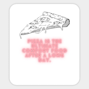 Pizza Love: Inspiring Quotes and Images to Indulge Your Passion Sticker